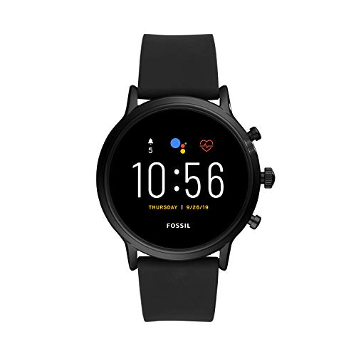 Fossil Gen 5 Smartwatch Pantalla táctil para Hombre de Connected con Correa en Silicona FTW4025