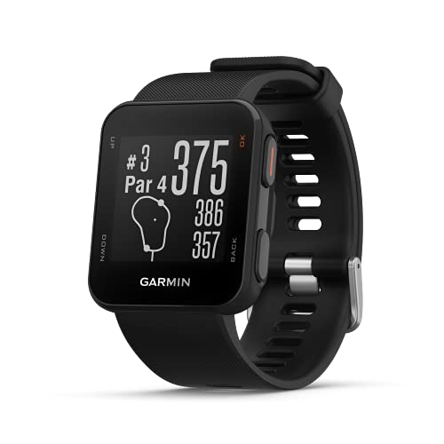 Garmin Approach S10 - Reloj de Golf (Campos mundiales preinstalados, Resistencia al Agua 5 ATM) Color Negro