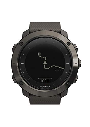 Suunto - Traverse - SS022226000 - Reloj GPS Outdoor para excursionismo y senderismo - Sumergible - Gris Grafito - Talla única