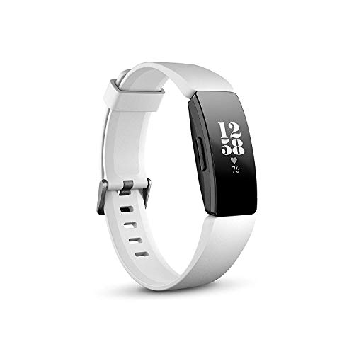 Fitbit Inspire HR Monitores de Actividad, Adultos Unisex, Blanco/Negro, Talla única