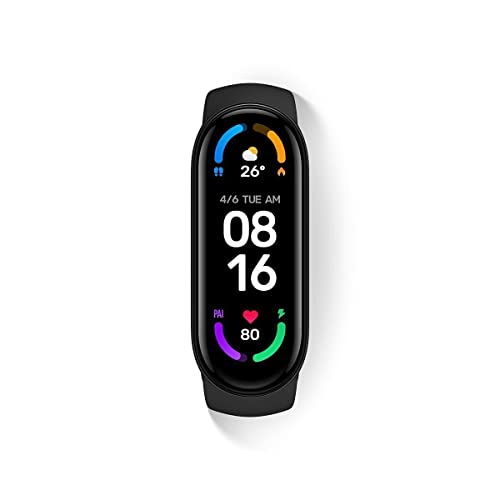 Para xiaomi mi banda 6 1.56 ''pantalla pulsera inteligente oxígeno sangre fitness Tracker monitor de ritmo cardíaco Bluetooth Smart Band sólo soporte Inglés y chino idioma