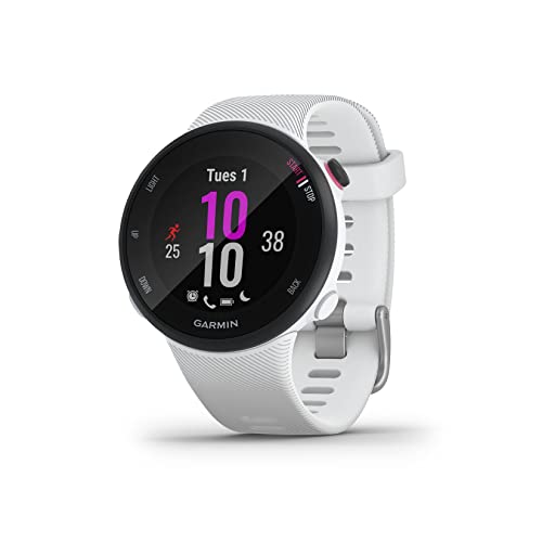Garmin Forerunner 45 S/P - Reloj Multisport con GPS, Tecnología Pulsómetro Integrado, color Blanco
