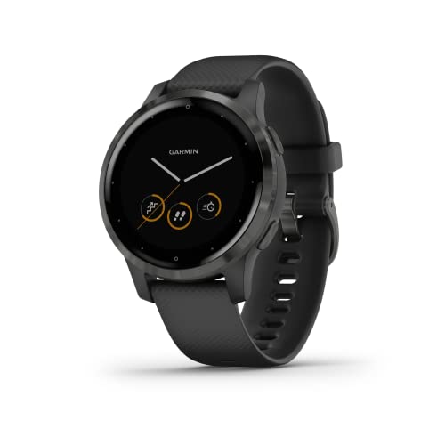 Garmin vívoactive 4S - Reloj inteligente con GPS y funciones de control de la salud durante todo el día, color negro