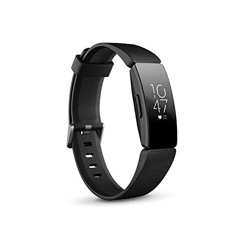 Fitbit Inspire HR Monitores de Actividad, Adultos Unisex, Negro, Talla única