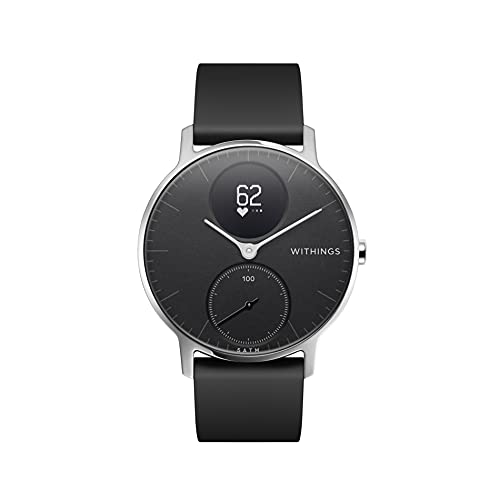 Nokia health Steel HR Reloj, Unisex Adulto, Negro, 36mm