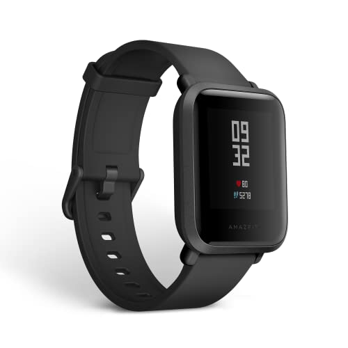 AMAZFIT Bip Xiaomi Smartwatch Monitore de activida Pulsómetro Ejercicio Fitness Versión Internacional Black