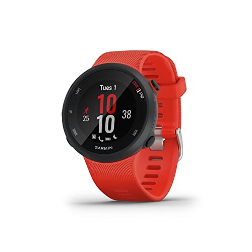Garmin Forerunner 45/G - Reloj Multisport con GPS, Tecnología Pulsómetro Integrado, color rojo