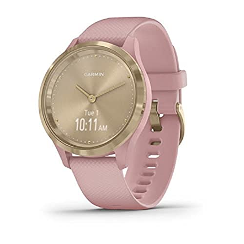 Garmin Vívomove 3S Sport - Reloj inteligente, color light gold y rosa