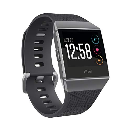 Fitbit Ionic Smartwatch Deportivo, Unisex Adulto, carbón/Gris Cobalto