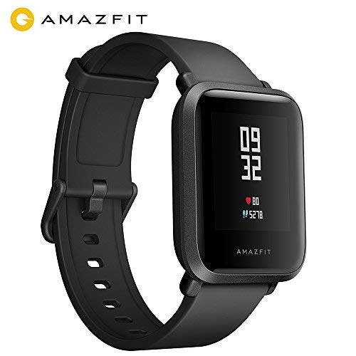 Amazfit Bip Huami Reloj Inteligente con GPS, Monitor de Ritmo cardíaco, táctil, Impermeable, Funciona con iOS y Android