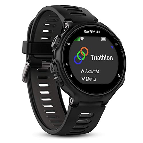Garmin Forerunner 735XT Reloj Multisport, Unisex Adulto, Negro y Gris, M