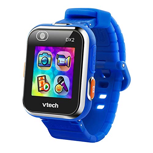 VTech Kidizoom Smart Watch DX2 - Reloj inteligente para niños con doble cámara, color azul (3480-193822)