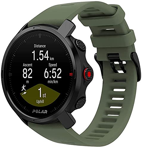 Polar Grit X Reloj Outdoor, Adultos Unisex, Negro/Verde, M/L