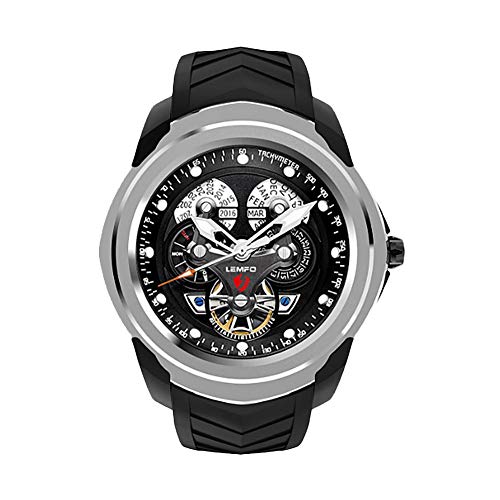 H-sunshy LEMFO 3G Smartwatch, LEMFO LF17 Android 5.1 Reloj Inteligente 512MB + 4GB Admite hasta 32GB Tarjeta TF Monitor de Ritmo cardíaco Podómetro Tarjeta TF WiFi GPS Bluetooth Tarjeta SIM