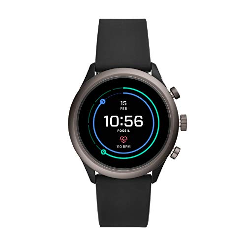 Fossil Sport FTW4019 - Reloj Inteligente Unisex (Silicona), Color Negro