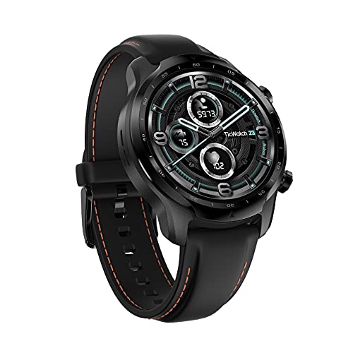 TicWatch Pro 3 reloj inteligente con GPS para hombres y mujeres, Wear OS by Google, pantalla de doble capa 2.0, batería de larga duración