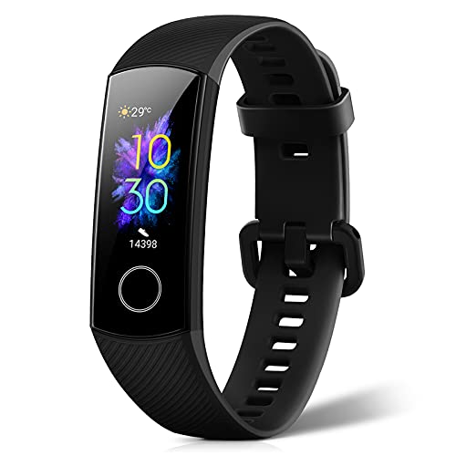 HONOR Band 5 Smartwatch Pulsera de Actividad con Pulsómetro Mujer Hombre Monitor de Actividad Deportiva Ritmo Cardíaco Impermeable IP68 Reloj Fitness con Podómetro