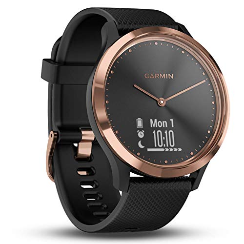 Garmin Vívomove HR - Smartwatch, Color Beige y Negro