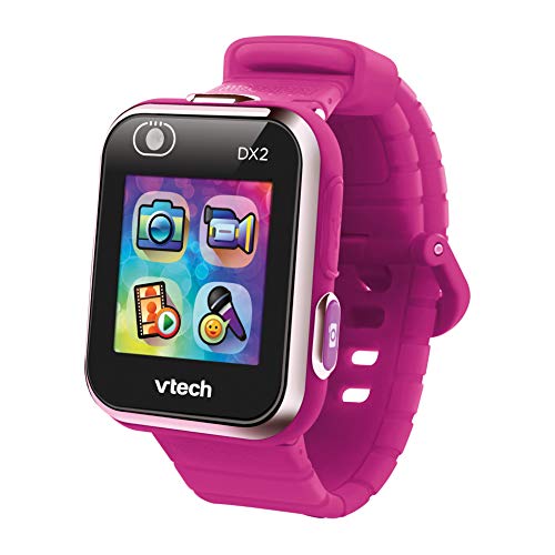 VTech Kidizoom Smart Watch DX2 - Reloj inteligente para niños con doble cámara, color Frambuesa (80-193847)