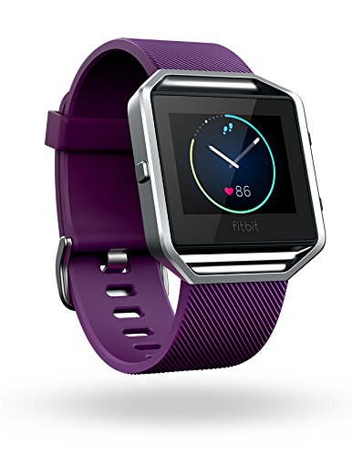 Fitbit Blaze - Reloj Inteligente para Actividad física, Unisex, Color Ciruela, Talla L