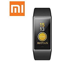 Xiaomi Amazfit Cor Band 1.23 pulgadas IPS Pantalla a color Smart Wristband Rastreador de fitness Monitor de frecuencia cardíaca Impermeable 50m 7 días Pronóstico del tiempo Actividad Pulsera para mujeres y hombres Negro