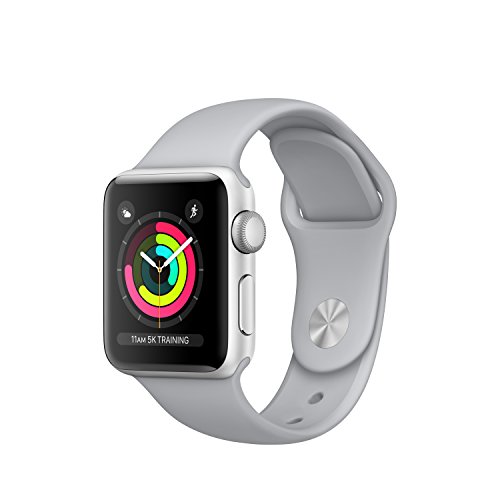 Apple Watch Series 3 OLED GPS (satélite) Plata Reloj Inteligente - Relojes Inteligentes (OLED, Pantalla táctil, GPS (satélite), 18 h, 26,7 g, Plata)