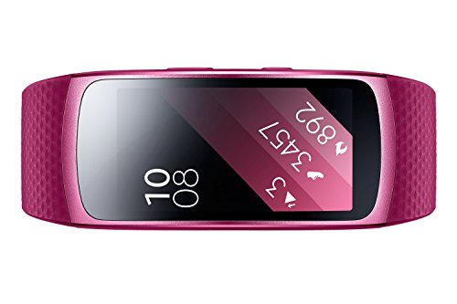 Samsung Gear Fit 2 - Pulsera de Fitness de 1.5'' (4 GB, 1 GHz, 512 MB RAM, talla S), color rosa