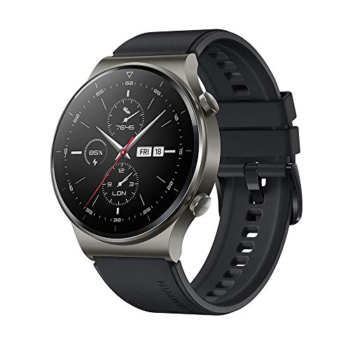 HUAWEI Watch GT 2 Pro - Smartwatch con Pantalla AMOLED de 1.39", hasta Dos semanas de batería, Negro, 46 mm
