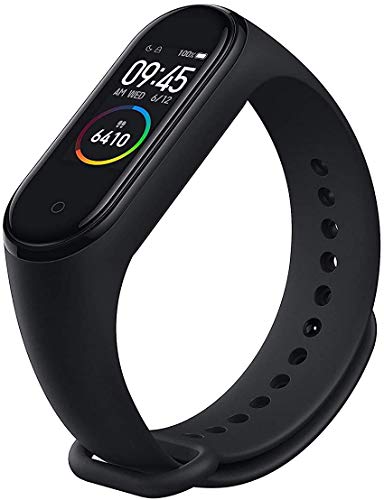 Xiaomi mi Band 4 Pulsera de Fitness Inteligente Monitor de Ritmo cardíaco 135 mAh Pantalla Color Bluetooth 5.0 más Reciente 2019(Negro)
