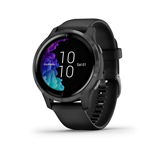 Garmin Venu Reloj Inteligente GPS, Adultos Unisex, Negro, Medium