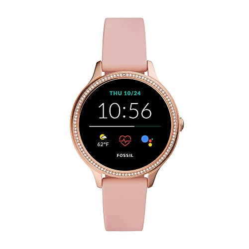 Fossil Connected Smartwatch Gen 5E para Mujer con tecnología Wear OS de Google, frecuencia cardíaca, GPS, NFC y notificaciones smartwatch