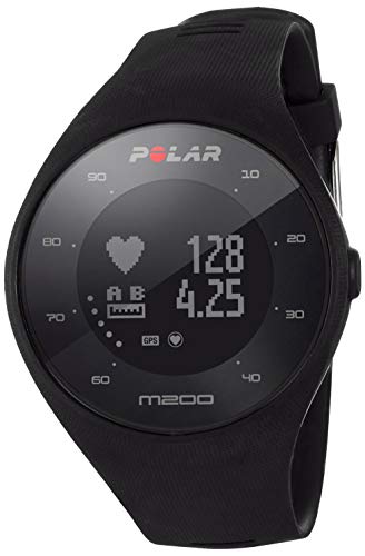 Polar M200 - Reloj de Carrera con GPS y frecuencia cardíaca en la muñeca, Color, Unisex Adulto, Negro, M/L