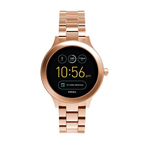 Fossil Reloj Mujer de Digital con Correa en Acero Inoxidable FTW6000