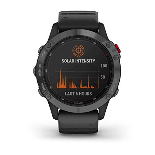 Garmin fēnix 6 Pro Solar, Reloj GPS Multideporte con energía Solar, características y Datos de Entrenamiento avanzado 010-02410-15