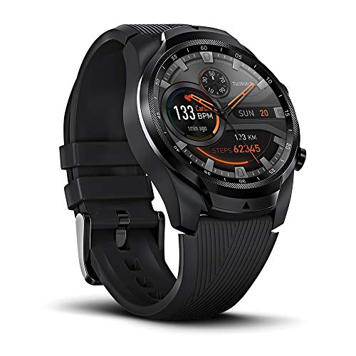 Ticwatch Pro 4G/LTE Smartwatch Reloj Inteligente Memoria de 4GB + 1G RAM Relojes Deportivos Seguimiento del sueño Ejercicio Fitness GPS NFC Google Pay