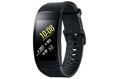 Samsung Gear Fit 2 Pro - Pulsera de Fitness de 1.5'' (4 GB, 1 GHz, 0.5 GB RAM, Tizen), resistente al agua, color negro- Version española