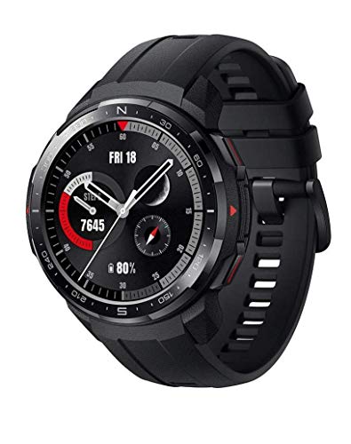 HONOR Watch GS Pro Smartwatch Relojes Inteligente Mujer Hombre,25Días de Duración de la Batería, Monitoreo de SpO2 y Frecuencia Cardíaca, Notificación de Mensaje de Llamada Bluetooth GPS 5ATM,Negro