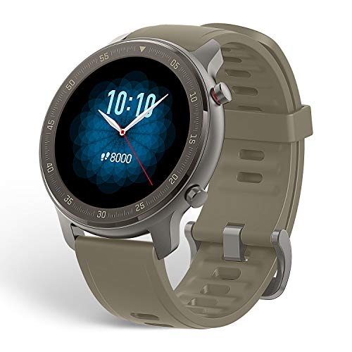 Amazfit GTR 47mm Reloj Inteligente Smartwatch Deportivo AMOLED de 1.39", GPS + GLONASS Integrado Frecuencia cardíaca Continua de 24 Horas Larga duración de batería 12 Deportes Diferentes - Titanium