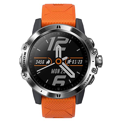 Reloj Multiaventura COROS VERTIX GPS, esfera de titanio y cristal de zafiro, navegación, monitoreo oxígeno en sangre 24/7, entrenador, botón digital y batería ultra duradera incluso en climas extremos