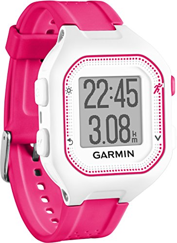 Garmin Forerunner 25 Reloj Deportivo, Blanco/Rosa, S