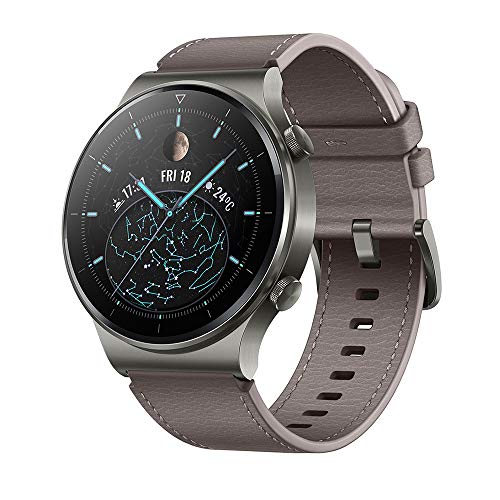 HUAWEI WATCH GT 2 Pro - Smartwatch con pantalla AMOLED de 1.39", hasta dos semanas de batería, GPS y GLONASS, SpO2, +100 modos de entrenamiento, llamadas bluetooth, color gris
