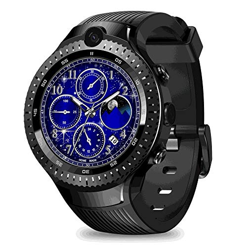 Zeblaze Thor 4 Dual Camera 4G SmartWatch, Teepao 1GB 16GB MTK6739 Quad Core WiFi Android 7.1 Smart Watch Multi Sport Modo Fitness Tracker Support GPS/GLONASS 530 mAh Battery 1.4" Screen AOMLED