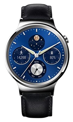 Huawei Watch Classic - Smartwatch Android (1.4", 4 GB, 512 MB RAM, correa de cuero), color gris