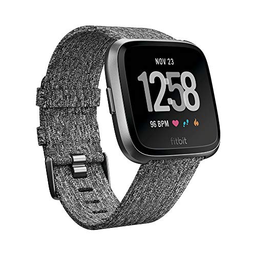 Fitbit Versa Edición Especial - Reloj Deportivo Unisex - Gris / Rosa - Talla S/P + L/G