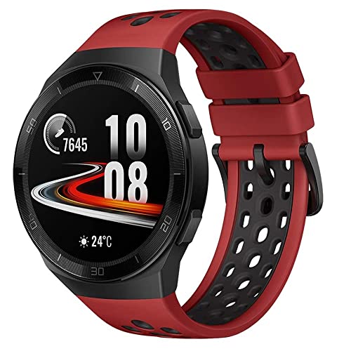 Huawei Watch GT 2e Sport - Smartwatch de AMOLED pantalla de 1.39 pulgadas, 2 semanas de batería, GPS, Rojo (Lava Red), 46 mm