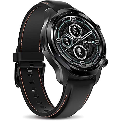 TicWatch Pro 3 LTE Smartwatch, Wear OS by Google, NFC y seguimiento de frecuencia cardíaca durante el sueño, IP68 Swim Ready, batería de larga duración(Función LTE no disponible en España)