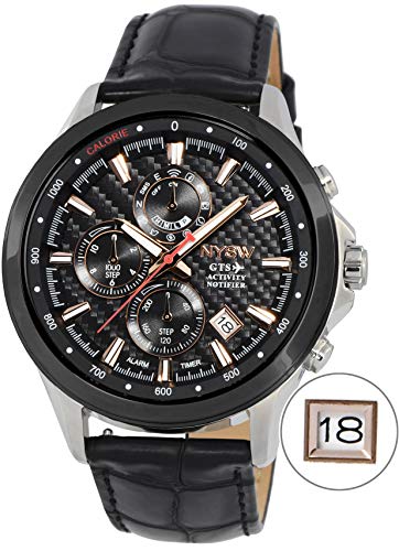 NYSW | La mayoría de Relojes Inteligentes híbridos de Lujo – Día mecánico – Cristal de Zafiro – Impresionante Segunda Mano y más (TC-NY-MH-04-W)