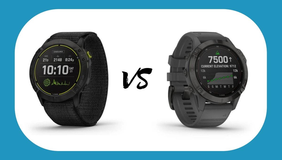 Garmin Enduro vs Garmin Fenix 6 Pro Solar